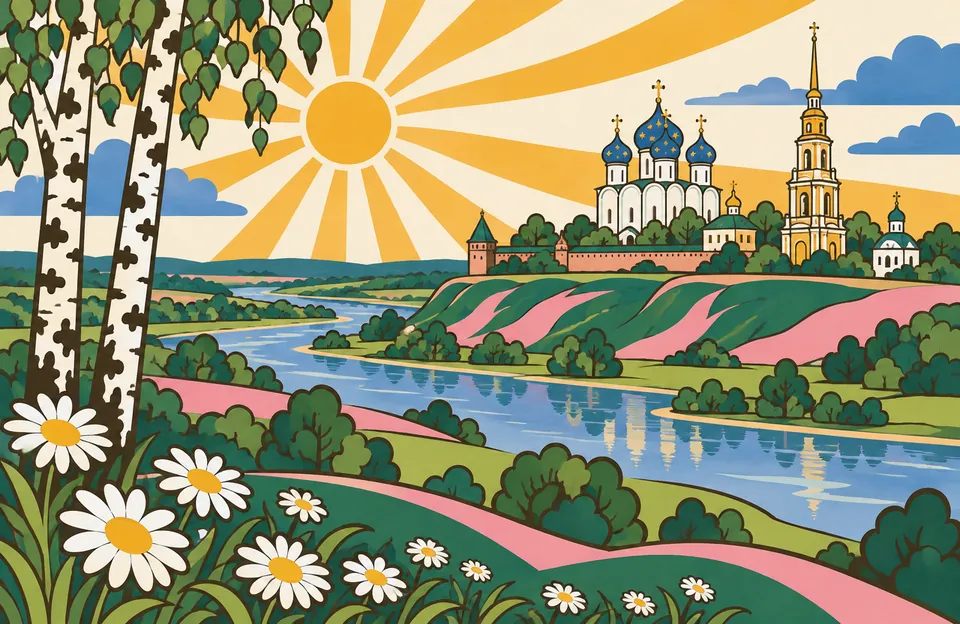 Новогодняя Рязань — обложка маршрута по городу Рязань
