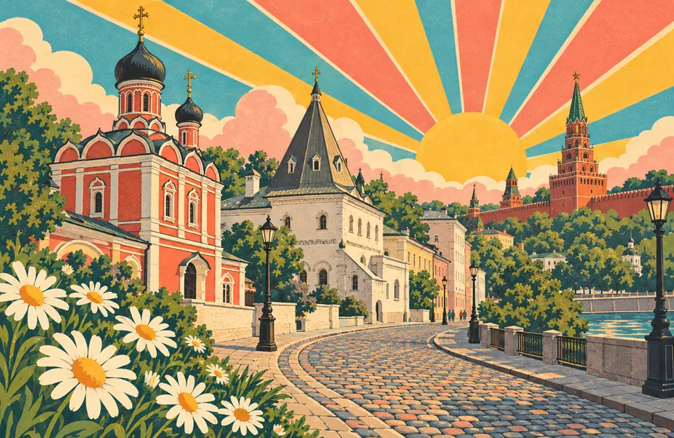Переулки Китай-города и Ивановская горка — обложка маршрута по городу Москва