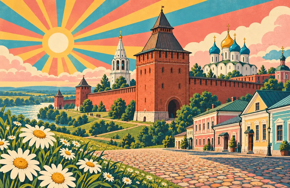 Коломна: кремль, пастила и Маринкина башня — обложка маршрута по городу Подмосковье