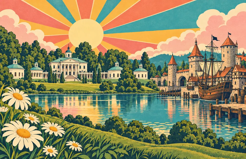 Хайк: Малино — Фирсановская — обложка маршрута по городу Подмосковье