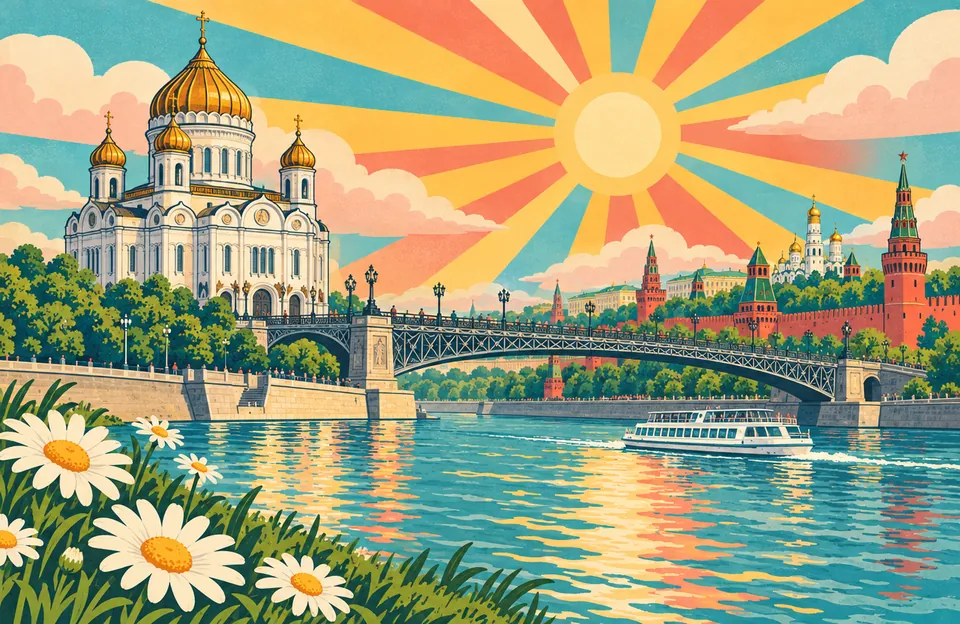 Москва за один день — обложка маршрута по городу Москва