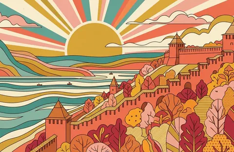 Осенний Нижний: откосы и парк «Швейцария»