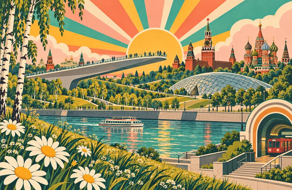 Три дня в ритме столицы — обложка маршрута по городу Москва